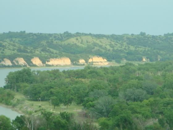 Fort Niobrara overlook view of the Niobrara River